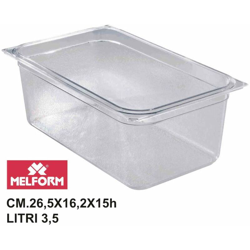 Bighouse It - VASCHETTA DIAMOND GN 1/4 H.15 CM.26,5X16,2 LT.3,5 precio