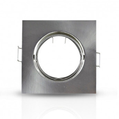 Vision-el - Supporto regolabile Square 84 Argento spazzolato