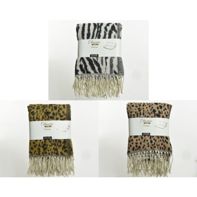 Coperta Plaid 170X130Cm Fantasia Animali A Scelta Accessori Decorazione Casa Interni