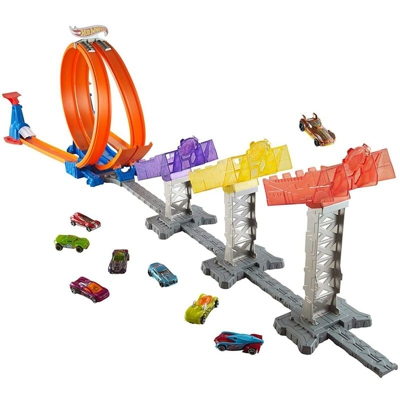 Pista Macchinine Super Score Giocattolo Bambini con Macchinina - Hot Wheels