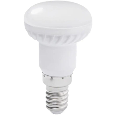 lampadina spot led 3 watt 220-240 volt 25000 ore A+ CE E14 bianco caldo no kan 22730