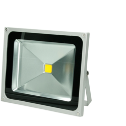 Faro faretto LED proiettore orientabile 50W impermeabile da esterno bianco caldo en oferta