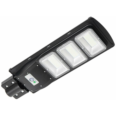 Lampione Stradale Faro A Led 90W Con Pannello Solare Telecomando E Crepuscolare