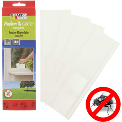 4 Trappole Insetti Trasparenti per Finestre Adesiva Facile da Installare 21x7 cm precio