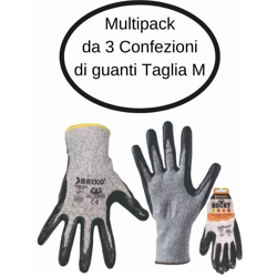 Boxlum - Brixo guanti protettivi in nitrile e cotone resistenti al taglio taglia m precio