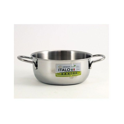 Sacim - Casseruola fonda per induzione con 2 manici Italo cm.16