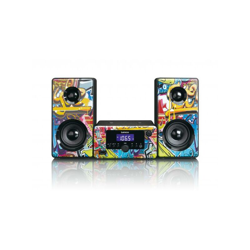 MC-020 Mini impianto audio domestico Multicolore 10 W - Lenco en oferta
