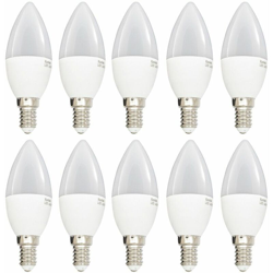 10Pz Lampadina LED E14 luce fredda SMD 7W forma oliva torpedo 71051 EU6000 - Kodak precio