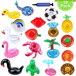 Sunshine smile Porta Bicchieri per Piscina,Gonfiabili Piscina Portabibite,Cup Holders per Una Festa,Sottobicchieri,Portabevande Gonfiabile,per la Fest en oferta