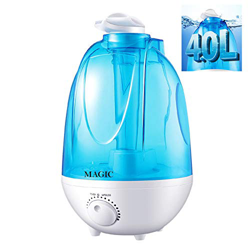 Umidificatore a ultrasuoni da 4 l, umidificatore a vapore freddo, diffusore d'olio essenziali, deposito di acqua di grande capacità con vassoio, diffu en oferta