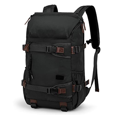 TAK Zaino Militare Zaino Scuola 35L 40L Zaino di Viaggio Campeggio Escursionismo Sport all'Aria Aperta Nero