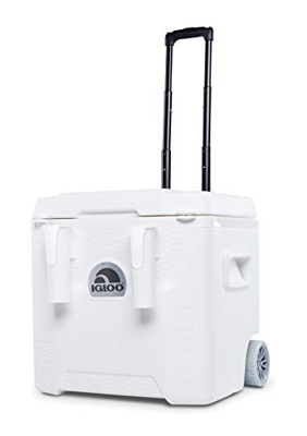 Igloo Marine Quantum 52 Roller Frigorifero con ruote, 49 Litro, Bianco