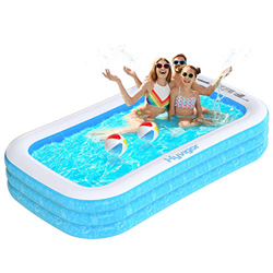 Hyvigor Piscina Gonfiabile con Dimensione 242 x 142 x 56cm, Adatta a 2 Grandi e 2 Bambini,Contiene 2 palloni gonfiabili e Borse di stoccaggio,Outdoor  características