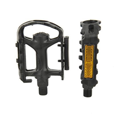 Fischer Pedale MTB Kunststoff, Unisex-Adulto, Nero, Taglia Unica