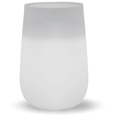 Vaso cilindrico con luce HIGH CAVO (USO ESTERNO E INTERNO) - Moovere