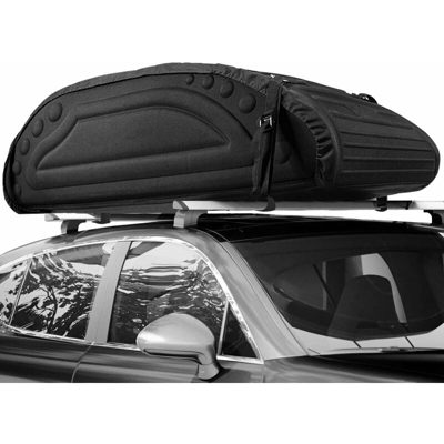 Portapacchi per Auto Borsa da Tetto 425L, Borsa Portapacchi Resistente all’Acqua, Universale, Nero