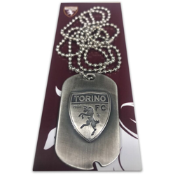 Tex Family - MOSTRINA IN METALLO ANTICHIZZATO CON CATENINA DA COLLO LOGO UFFICIALE TORINO FC e cartolina TORINO È en oferta
