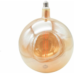 Lampadina led filamento globo 12w vintage ambrata luce calda attacco E27 en oferta