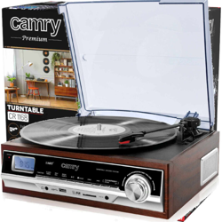 Camry - Giradischi Vintage Dischi Vinili 33/45/78 Giri con Speaker Cassa Bluetooth Radio características