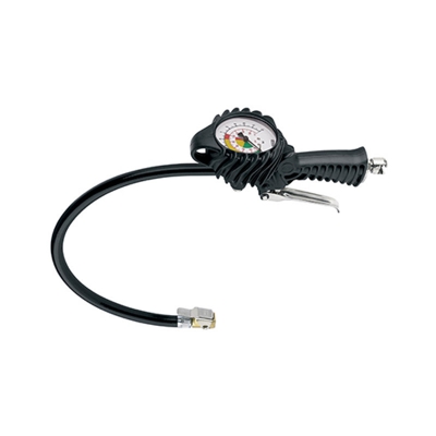 Pistola gonfiaggio pneumatici manometro 80mm 0-12bar 0-170psi pressione gomme - ANI