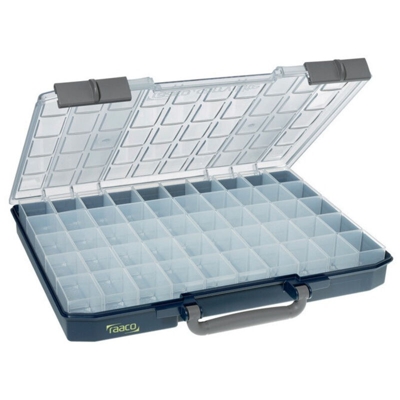 raaco CarryLite 55 5x10-50 Valigetta per minuteria (L x A x P) 413 x 57 x 330 mm Scomparti: 50 1 pz.