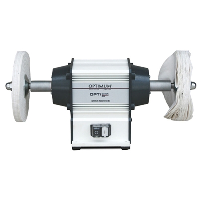 Mola pulitrice lucidatrice da banco doppia per metalli OPTIMUM GU 20P 230V 600W