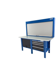 Tecnolam - Banco da lavoro Werkmeister 2000/ cassettone con anta basculante 4 Cassetti (720*615*565) pannello modulo pratico piana in legno características