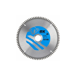 Ox Tools - OX ox-tcta-2163080?80?denti TCG in alluminio/plastica/laminato taglio lama per sega circolare, 0?V, argento/blu, 216/30?mm en oferta