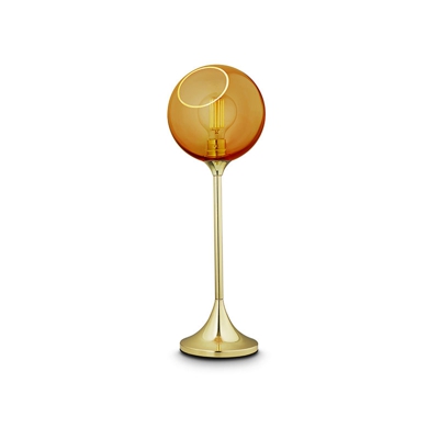 Greenice - Lampada Da Tavolo 'Ballroom Ambra' E27 Senza Lampadina (DBU-22754)
