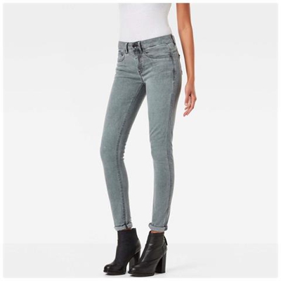 Pantaloni Gstar Midge Zip Mid Skinny L32 Abbigliamento Donna W31-l32
