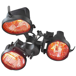 Riscaldatore Da Patio ''''parasol Heater 1500'''' Nero 1500 W 333329 en oferta