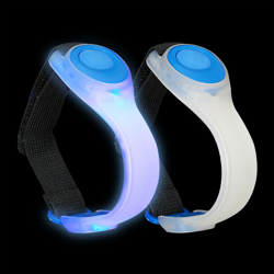 Braccialetto a Led, Set da 2, Luminoso, Luce Continua o Lampeggiante, da Corsa, per Camminata, Escursioni, Blu precio