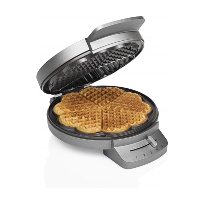 Piastra Macchina per Waffle Waffel Deluxe 1200 Watt con Termostato Regolabile