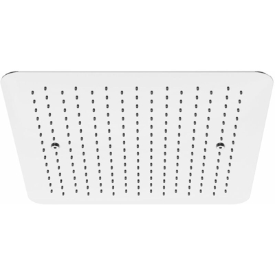 Steinberg Tropical rain panel 500x500 mm, per installazione a soffitto, acciaio inox spazzolato - 3905503
