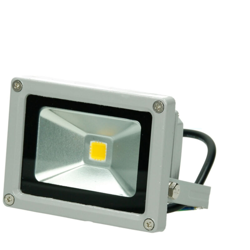 Ecd Germany - Riflettore faretto LED orientabile 10W bianco freddo per esterno lavoro officina en oferta