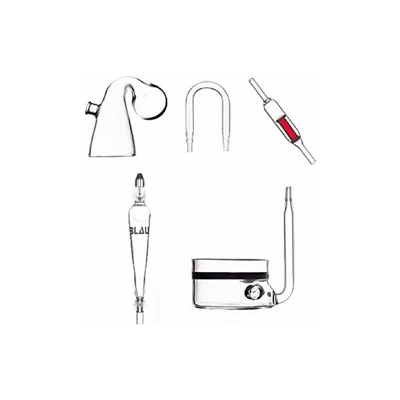7780099 Glass Set L - Blau Aquaristic