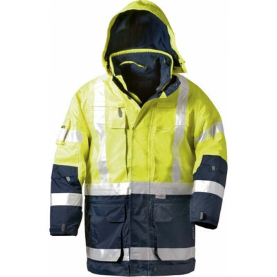 Elysee - Parka Alta Visibilità Jekyll Taglia S, Giallo / Blu