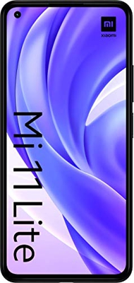 Xiaomi Mi 11 Lite - Smartphone 6+64GB, 6,55" AMOLED Dot Display, Snapdragon 732G, 64 MP AI Tripla Camera, 4250 mAh, Boba Black
