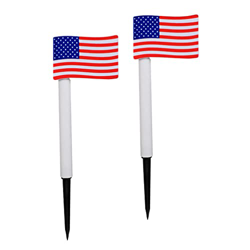 ABOOFAN 2Pcs Independence Day Giardino Luce Plug-in Luce A Terra (Colori Assortiti) en oferta