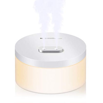 Urslif Umidificatore a Nebbia Fredda da 1000 ml,Due modalità di spruzzatura, umidificatore Silenzioso a ultrasuoni,Utilizzabile ininterrottamente per