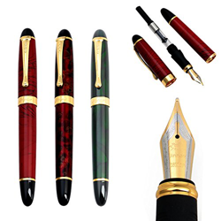 FATTERYU Luxury JINHAO X450 Carven B/Medium Penna stilografica 3 Colori en oferta
