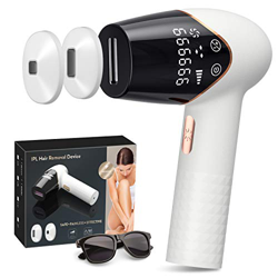 Epilatore a Luce Pulsata IPL 999,999 Flash, Depilazione Permanente, Testine Alternative di Precisione, 2 Modalità, Sistema di Depilazione Professional precio