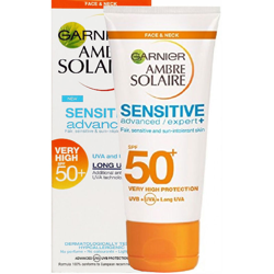 Bakaji - Protezione Solare Crema Molto Alta SPF50 Per Viso e Decollete Tubo 50 ml Garnier características