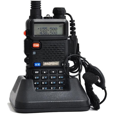 Tempo Di Saldi - Baofeng UV-5R Walkie Talkie Ricetrasmittente Two Way VHF/UHF Dual Band Radio FM