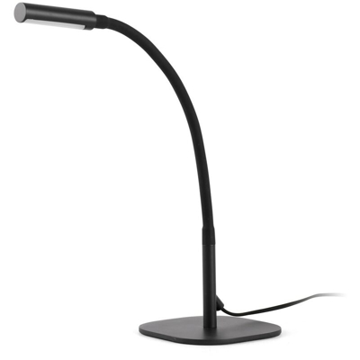 Lampada da tavolo led nera cm 36X12X18 Faro Barcelona 50065