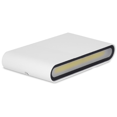 Wisdom - Applique rettangolare slim 16w bianca luce naturale 4000K