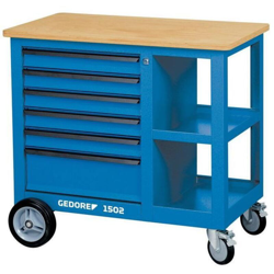 Gedore - Servo Rotolamanto 1502 Tipo Dimensioni L X L X H: 950 X 550 X 875 Millimetri, Portata Statica / Mobili 700/500 Kg Peso 65 Kg características