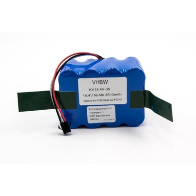 vhbw NiMH batteria 3500mAh (14.4V) per robot aspirapolvere home cleaner KV8 510B, S350