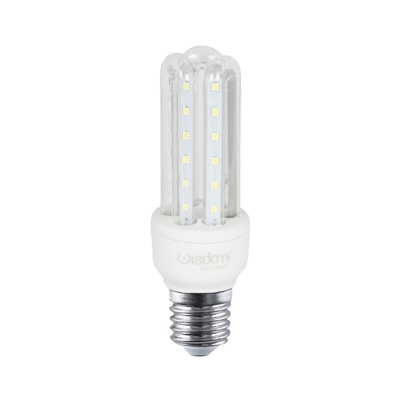 Wisdom - Lampadina led SMD a spiga di grano E27 7w 6000K
