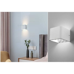 Wisdom - Applique led cubo 7w bianco luce naturale 4000K características
